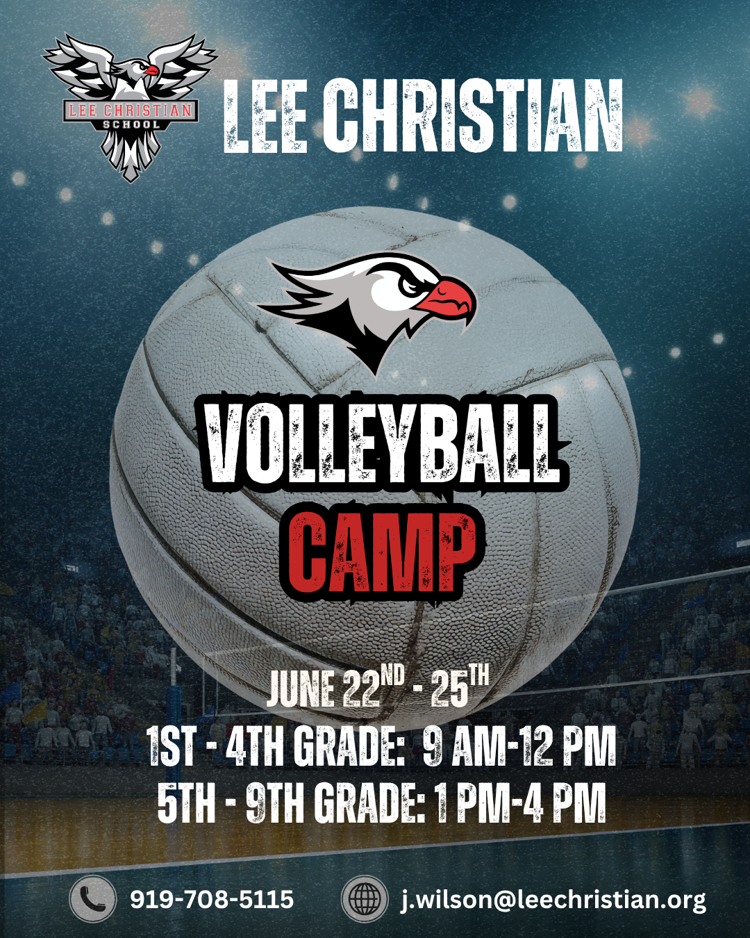2026 Falcons Volleyball Summer Camp (June 22nd-25th)