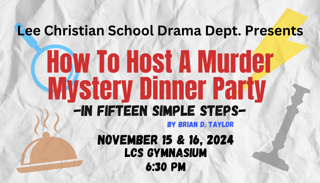 "How to Host a Murder Mystery Dinner Party" - NOVEMBER 16TH