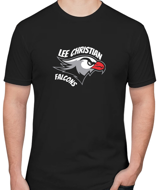 Black Falcon Head T-Shirt